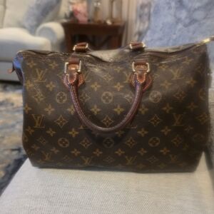 Louis Vuitton Brown Monogram Speedy 30 Handbag